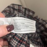 Hollister ✨ High Rise Tapered Paperbag Plaid Sz Small Pants - Brown✨ Photo 7