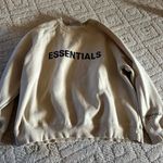 Fear of god Essentials Sweatshirt Tan Size L Photo 0
