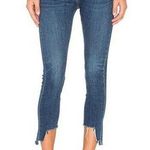 Rag and Bone Capri Ripped Hem Denim Blue Jeans in Hampton W1526K520HAM Size 26 Photo 0