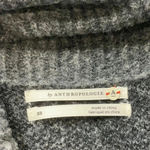 Anthropologie Emmy Cowl Neck Tunic Sweater Leopard Print Gray Black Wool Size XS Photo 5