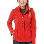 Old Navy Vintage Red Wool Peacoat Photo 0
