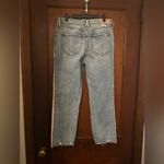True Religion Starr Straight Leg Crop with Pink Contrast Jeans Size 30 Photo 2
