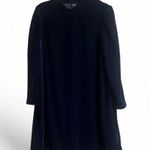 Gap Dress SzXL Elegant Puff Sleeve Mockneck Velvet Mini w/Button Detail Holidays Photo 2
