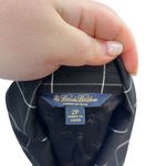 Brooks Brothers  Black Windowpane Print Cropped Blazer Wool Size‎ 2P Petite Photo 11