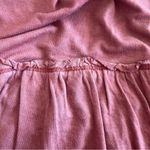 NWT Artesia Dusty Rose Pink Babydoll Top Size Large Lace Stretch Boho Bl… Photo 7