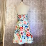 Nanette Lepore NWOT  Silk Floral Strapless Dress 8 Photo 7