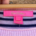 Lilly Pulitzer Melenie "Cool-Max" Sweater in Heathered Pink Tropics Stripe Large Photo 4