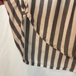Madewell  Lightweight Beachy Blue White Striped Button Up Shirt Blouse Top Photo 5