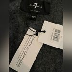 7 For All Mankind NWT  Fringe Grey Poncho Wrap Photo 5