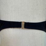 Ralph Lauren  Black Underwire Ruffle Bikini Top Women's Size 14 NWT Photo 6