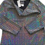 Coco Bianco  Top Sequins Black Cowl Neck Dressy Top Size Small NEW Photo 9