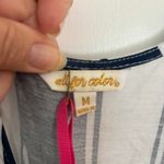 All For Color Navy and White Romper/ Beach Cover Up, Sz M Photo 3