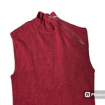 Carmen Marc Valvo Carmen by  Mock Neck Zip Shoulder Knit Top Photo 1