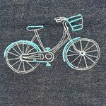 Crown & Ivy Women's Bicycle Long Sleeve Crewneck Sweater Large Photo 7