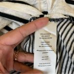 Alice + Olivia Stripe Linen Blend Long Sleeve Top Photo 7