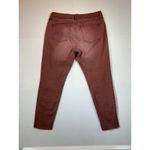 Vintage America Wonderland Skinny Ankle Jeans Floral Embroidery Pink Size 10 Photo 1