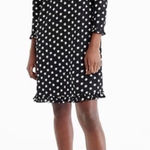 J.Crew ‎ Collection 100% Silk Star Print Dress Sz 6 USA 4th Of July Patriotic Photo 0