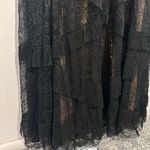 City Chic NWT Sexy Ruffle Maxi Dress In Black Size L/20 Photo 3