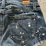Paige  Denim Corrosion Cut Off Jean Shorts Size 25 Bleach Splatter Low Rise Photo 5