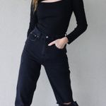 Black Long Sleeve Cut Out Top Photo 1