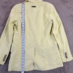 PESERICO Italy Blazer 40 Double Breasted Pastel Yellow Jacket Career Academia Size 00 Photo 8