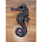Sea‎ Horse Brooch Purple Photo 1