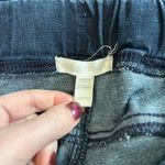 Eileen Fisher  Dark Wash Blue Denim Mid Rise Organic Cotton Pull On Pants Sz XXS Photo 4