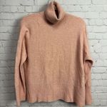 J.Crew merino wool alpaca blend turtleneck sweater Small romantic baby pink Photo 2