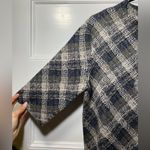 Anthropologie Troubadour Plaid Floral Petal Detail Mock Neck Sweater Small Photo 6