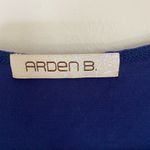 Arden B  Wrap Shirred Bodycon Mini Dress Blue Size Small Photo 2