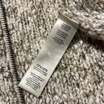 Chico's Chico’s Danika size 1 medium sleeveless zip up sweater tweeted moto vest brown Photo 9