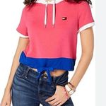 Tommy Hilfiger Sport Hooded Cropped Plus Size Top Photo 0