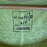 We The Free Free People‎  Slouchy Oversized Lime Green Ultra Soft Tee Size Small Photo 1
