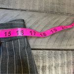 Michael Kors GRAY PINSTRIPE STRETCH CAREER PENCIL SKIRT SIZE 8 WOOL BLEND LINED Photo 6