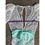 For Love & Lemons Rodin Iridescent Maxi Dress in Blanc Photo 9