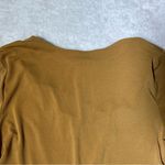 EXPRESS  Tan V-Neck Tie Crop Top Photo 3
