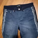 Joseph Ribkoff Joseph Ribbkoff 6 Reverse Side Fray Stripe Skinny Stretch Jeans Photo 3