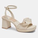 DV by Dolce Vit Dolce Vita Platform Sandals Cream Raffia Photo 0