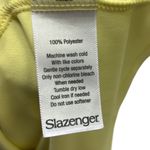 Slazenger Yellow Golf Performance Snap Detail Short Sleeve Top Size XL Photo 6