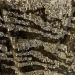 Boston Proper | Sequin & Velvet Zebra Animal Print Dress | womens size 4 Photo 1