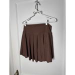 Amazon  Chocolate Brown Buttery Soft Cross Front Athletic Skort Women's XL Photo 5