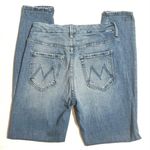 MOTHER High Waisted Looker Ankle In Popism Blue Size 26 Photo 3