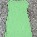 Naked Wardrobe  lime green bodycon dress large Photo 0