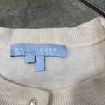 Hill House  Home Audrey 100% Merino Wool Crème Cardigan Tank Set Sz L Old Money Photo 4