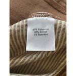 Sahalie Anthropologie Jacquard Sheath Dress Sz M Brown/White Stretch Knit Ribbed Size M Photo 9