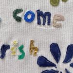 Notre Dame Gameday patchwork top White Photo 3