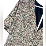 Aura Arula Women's Midi Dress Ruffle Floral Flutter Sleeve Size 1X (A) Dress Plus Sz Photo 3