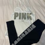 Victoria's Secret PINK Victoria’s Secret Bling Tank Top and leggings set Photo 2