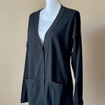 EVIE | Black Silk Blend Cardigan Sweater Sz XL Photo 2