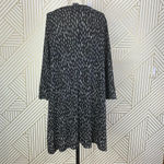 Clara Sun Woo Black‎ Brushstroke Printed Knit Tunic Dress Size US Medium Black Photo 6